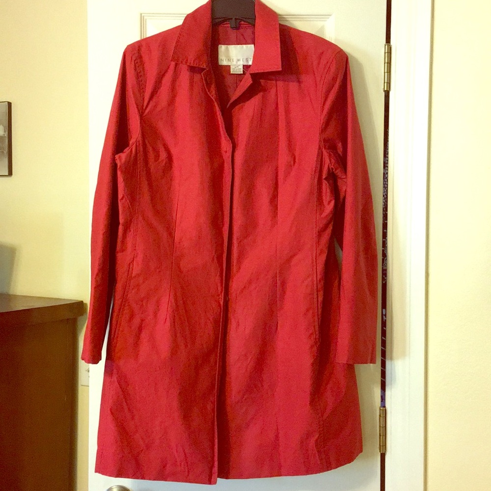 Cute, red raincoat